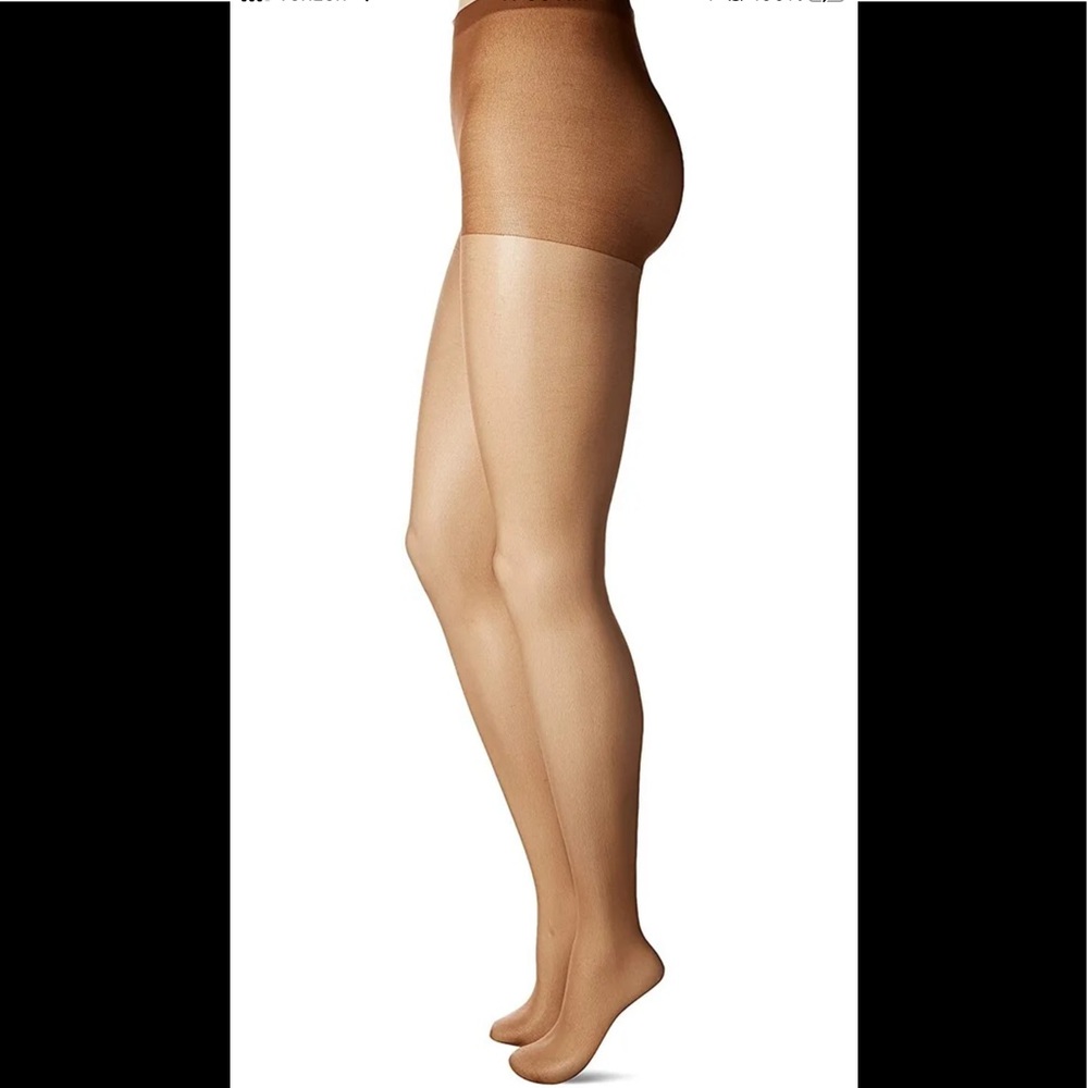 L’eggs Day Sheer Control Top Pantyhose with Sheer Toe New In Box Size: Q++ Nude
